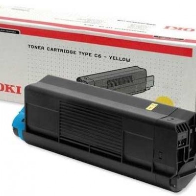 Oki C5100 - (42127488) Sarı Orjinal Toner