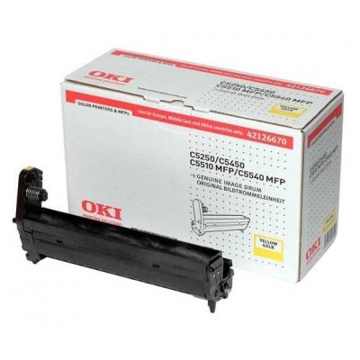 Oki C5250 - (42126670) Orjinal Sarı Drum Ünitesi