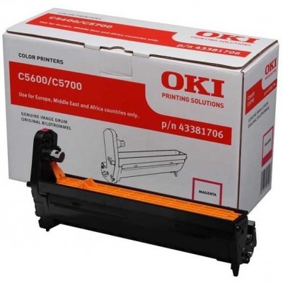 Oki C5600 - (43381706) Orjinal Kırmızı Drum Ünitesi Oki C5600 - (43381706) Orjinal Kırmızı Drum Ünitesi