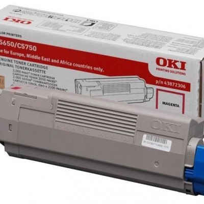 Oki C5650 (43872322) Kırmızı Orjinal Toner