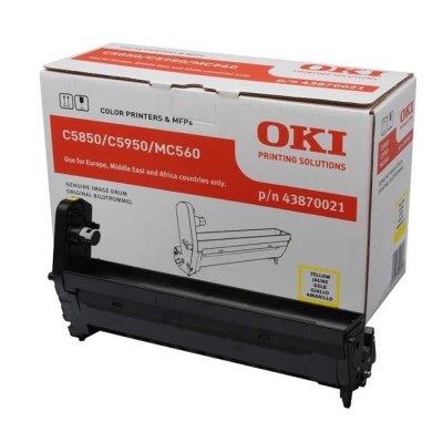 Oki C5850 - (43870021) Orjinal Sarı Drum Ünitesi Oki C5850 - (43870021) Orjinal Sarı Drum Ünitesi