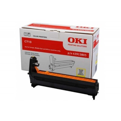 Oki C710 (43913805) Sarı Orjinal Drum Ünitesi