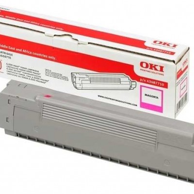 Oki C8600 - (43487722) Kırmızı Orjinal Toner