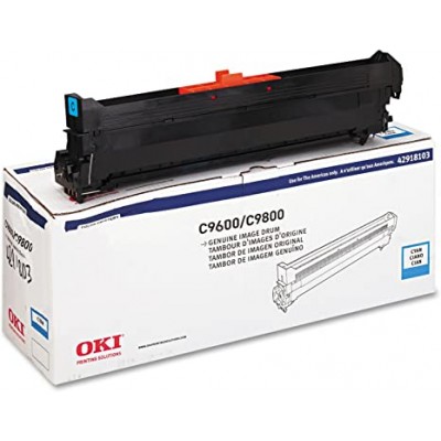 Oki C9600 (42918103) Mavi Orjinal Drum Ünitesi