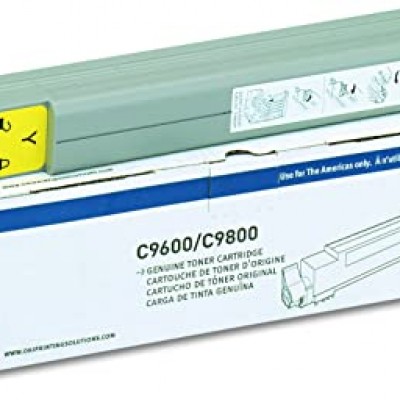 Oki C9600 (42918901) Sarı Orjinal Toner