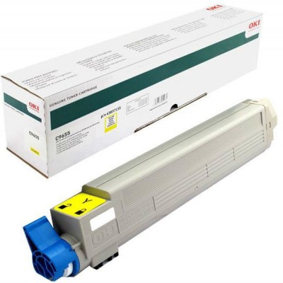 Oki C9655 - (43837133) Sarı Orjinal Toner