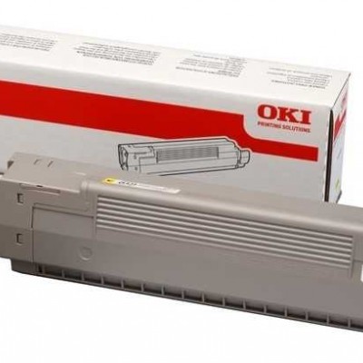 Oki MC861 - (44059261) Sarı Orjinal Toner