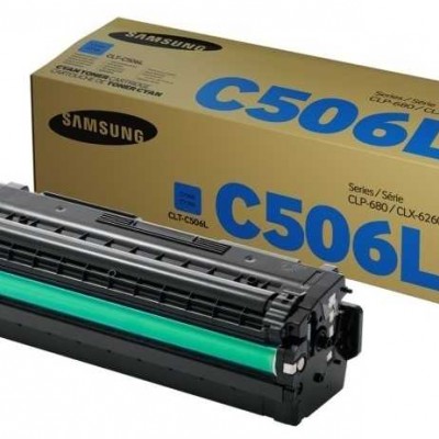 Samsung CLT-C506L Mavi Orjinal Toner
