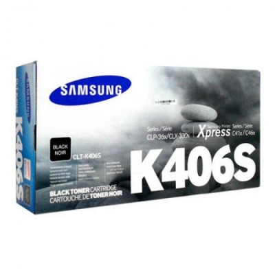 Samsung CLT-K406S Siyah Kutusu Hasarlı Orjinal Toner