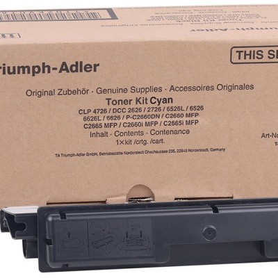 Utax CDC-1626-1726-3726-4726 / Triumph Adler DCC-5526-6526 Orjinal Mavi Toner