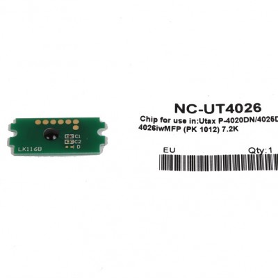 Utax-Triumph Adler P4020 Toner Chip P4025-P4026 PK-1012 (1T02S50UT0)