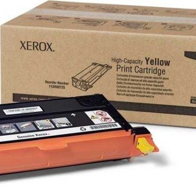 Xerox 6180 (113R00725) Sarı Orjinal Toner Xerox 6180 (113R00725) Sarı Orjinal Toner