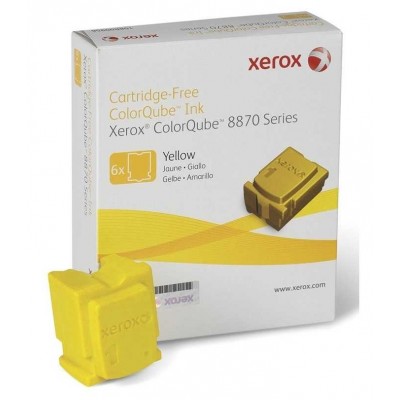 Xerox ColorQube 8870 - (108R00960) Sarı Orjinal Katı Mürekkep 6Lı