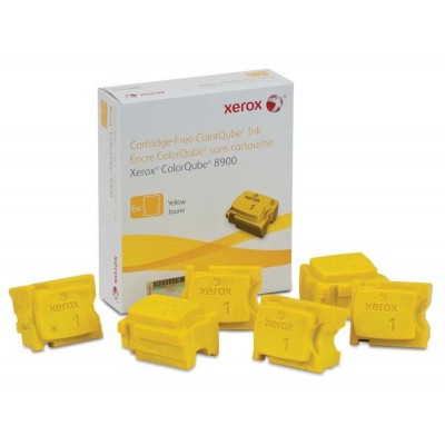 Xerox ColorQube 8900- (108R01024) Sarı Orjinal Katı Mürekkep 6Lı