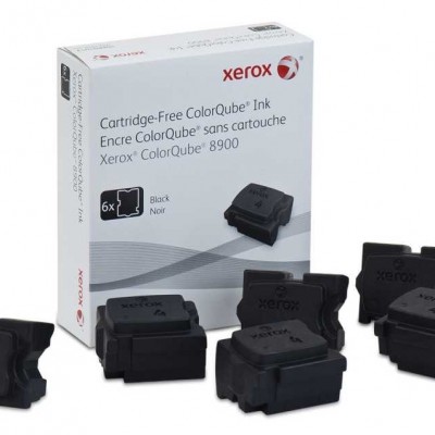 Xerox ColorQube 8900- (108R01025) Siyah Orjinal Katı Mürekkep 6Lı Xerox ColorQube 8900- (108R01025) Siyah Orjinal Katı Mürekkep 6Lı