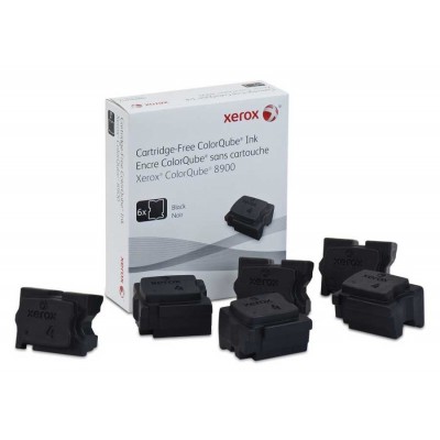 Xerox ColorQube 8900- (108R01025) Siyah Orjinal Katı Mürekkep 6Lı