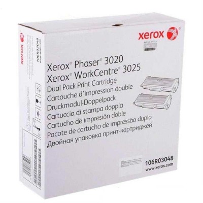 Xerox Phaser 3020-WC3025 2'li (106r03048) Paket Siyah Toner Xerox Phaser 3020-WC3025 2'li (106r03048) Paket Siyah Toner
