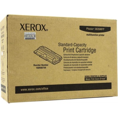 Xerox Phaser 3635MFP Standart Kapasite Siyah Orjinal Toner