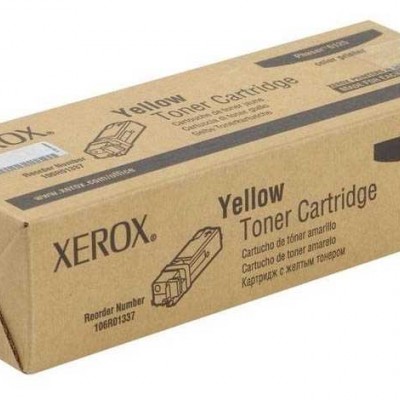 Xerox Phaser 6125 Sarı Orjinal Toner