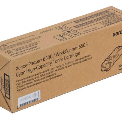 Xerox Phaser 6500 - (106R01601) Mavi Orjinal Toner Yüksek Kapasiteli Xerox Phaser 6500 - (106R01601) Mavi Orjinal Toner Yüksek Kapasiteli