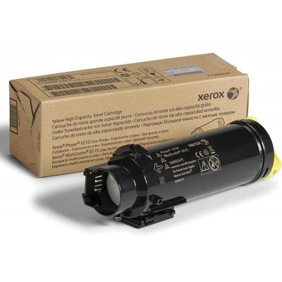 Xerox Phaser 6510 - (106R03487) Sarı Orjinal Toner Yüksek Kapasiteli