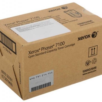 Xerox Phaser 7100 - (106R02606) Mavi Orjinal Toner Xerox Phaser 7100 - (106R02606) Mavi Orjinal Toner